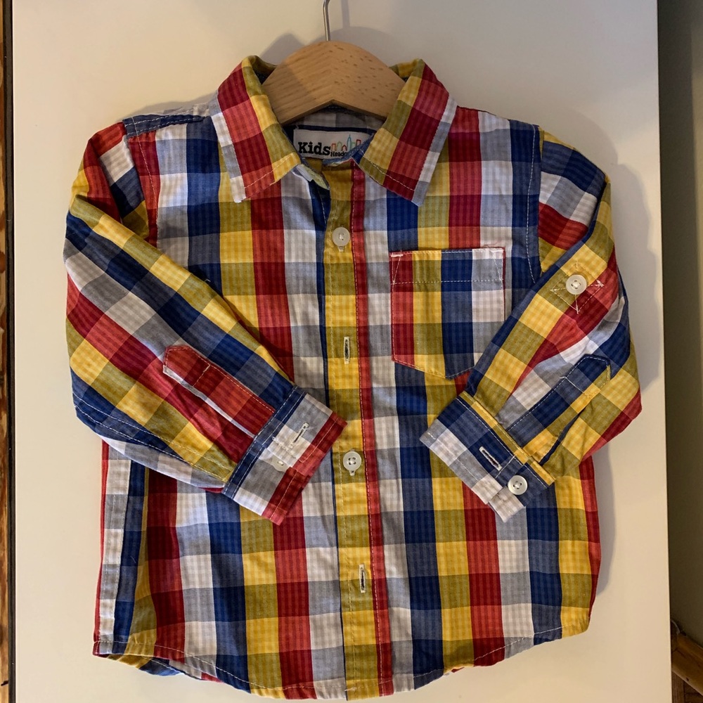 Button down shirt plaid